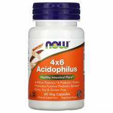   NOW 4x6 Acidophilus  60 