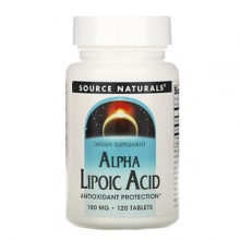  Source Naturals Alpha-Lipoic Acid 100 mg 120 