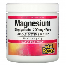  Natural Factors  Magnesium Bisglycinate Pure 120 