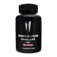  RavNutrition Magnesium Chelate + B6 120 
