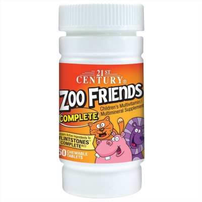Витамины 21st Century Complete ZOO FRIENDS 60таб