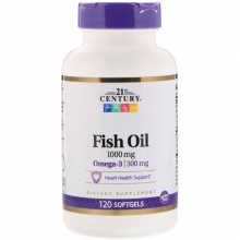  21st Century Omega-3 Fish Oil 120 