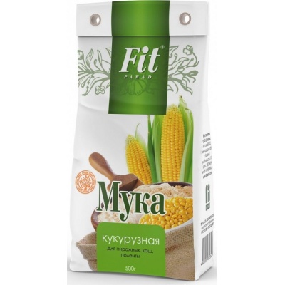 Мука Fit Parad кукурузная 500 г