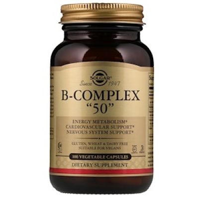 Витамины Solgar B-Complex "50" 100 капсул