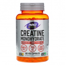 Креатин NOW Foods Sports Creatine Monohydrate 750 мг 120 капсул