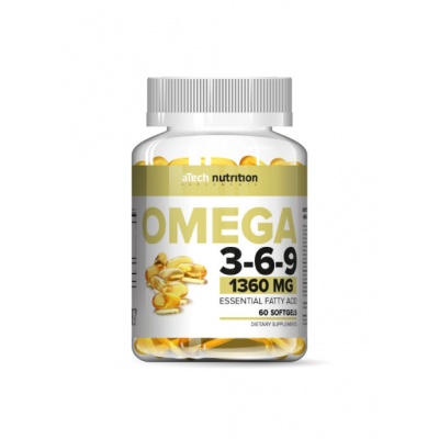 Антиоксидант aTech Nutrition Omega 3-6-9 60 капсул