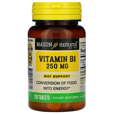  Mason Natural Vitamin B-1 250  100 