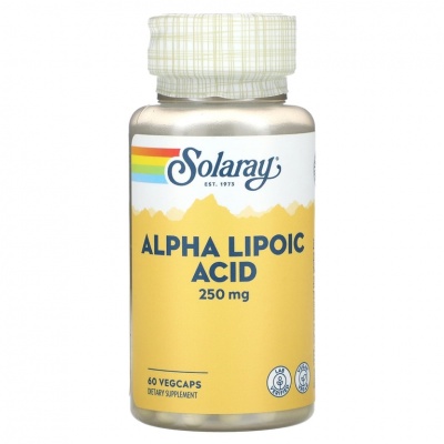 Антиоксидант Solaray Alpha Lipoic Acid 250 мг 60 капсул