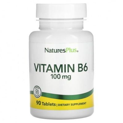 Витамины Natures Plus VITAMIN B-6 100 мг 90 таблеток