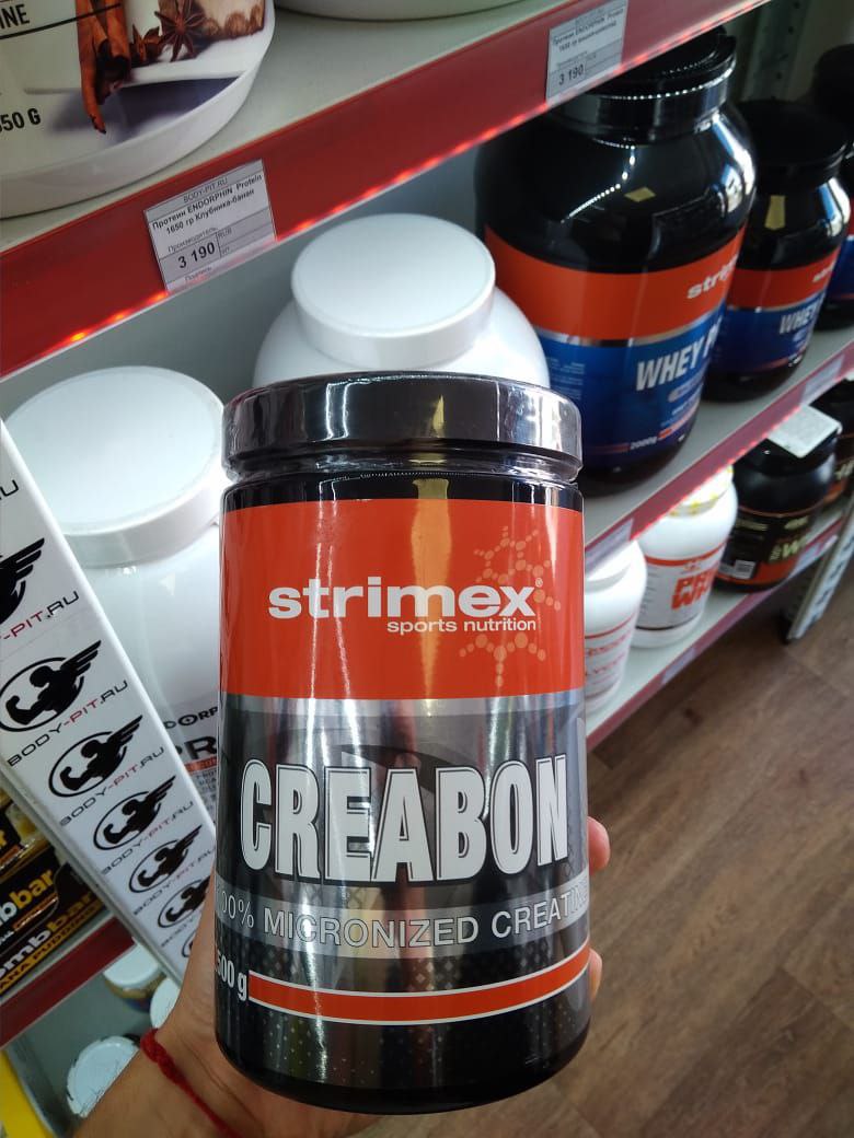 Креатин Strimex Creabon 100% microzed creatine 300 гр